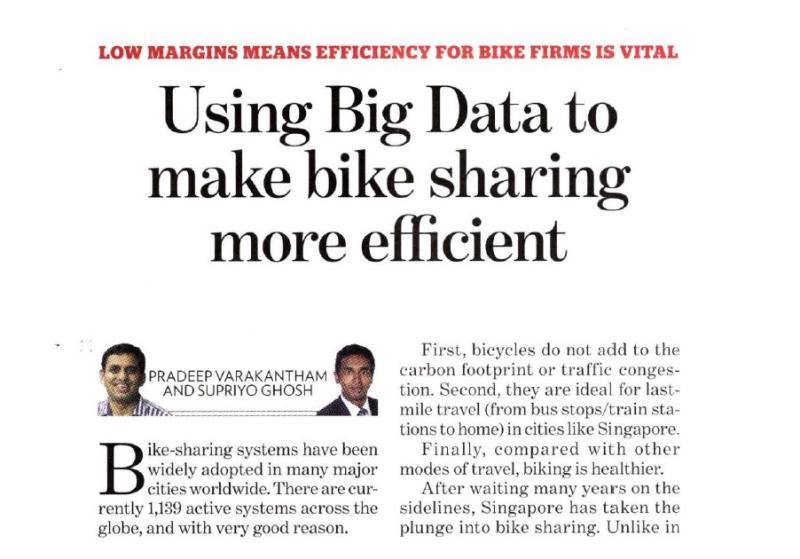 Using Big Data to make bike sharing more efficient